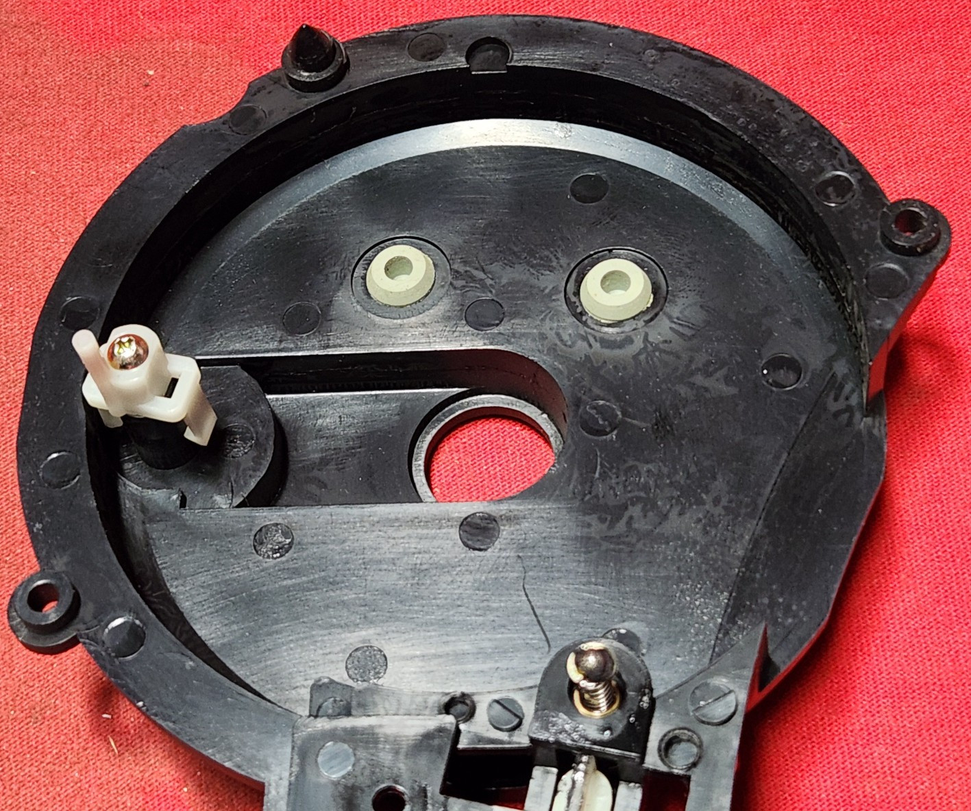 VECTOR RESEARCH VT-200 TURNTABLE part TONE ARM BASE COVER made in JAPAN 5w6