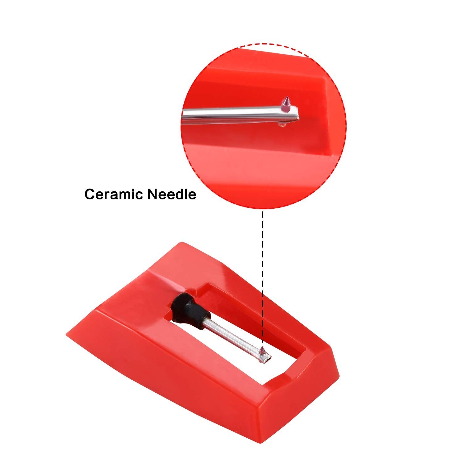 3PCS Stylus Record Needle Phonograph Diamond Replacement Turntable Player For LP