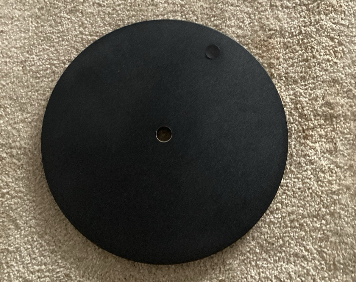New Original U-Turn Orbit MDF Turntable Platter Replacement Plate -New Open Box