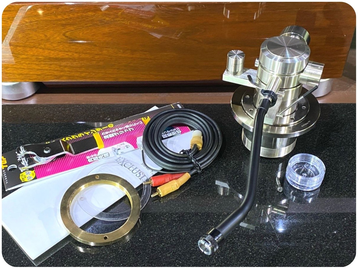 Exclusive EA-10 Tonearm w/ S-Shaped Arm Pipe Tested Works Japan GS03 2.0