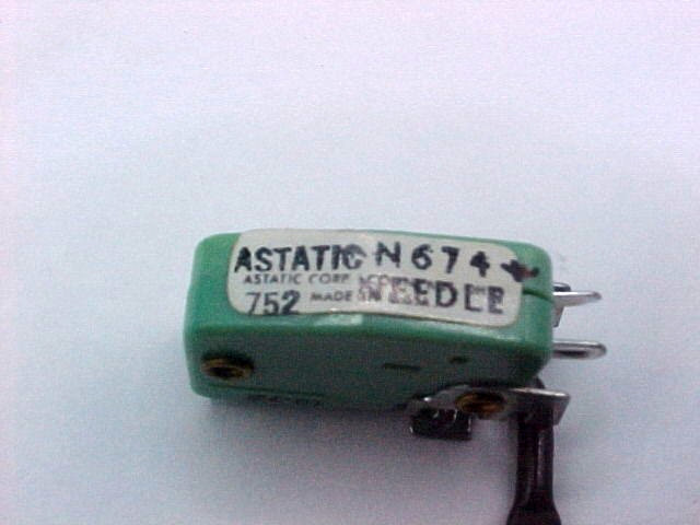 ASTATIC PHONOGRAPH CARTRIDGE NEEDLE 752 SB