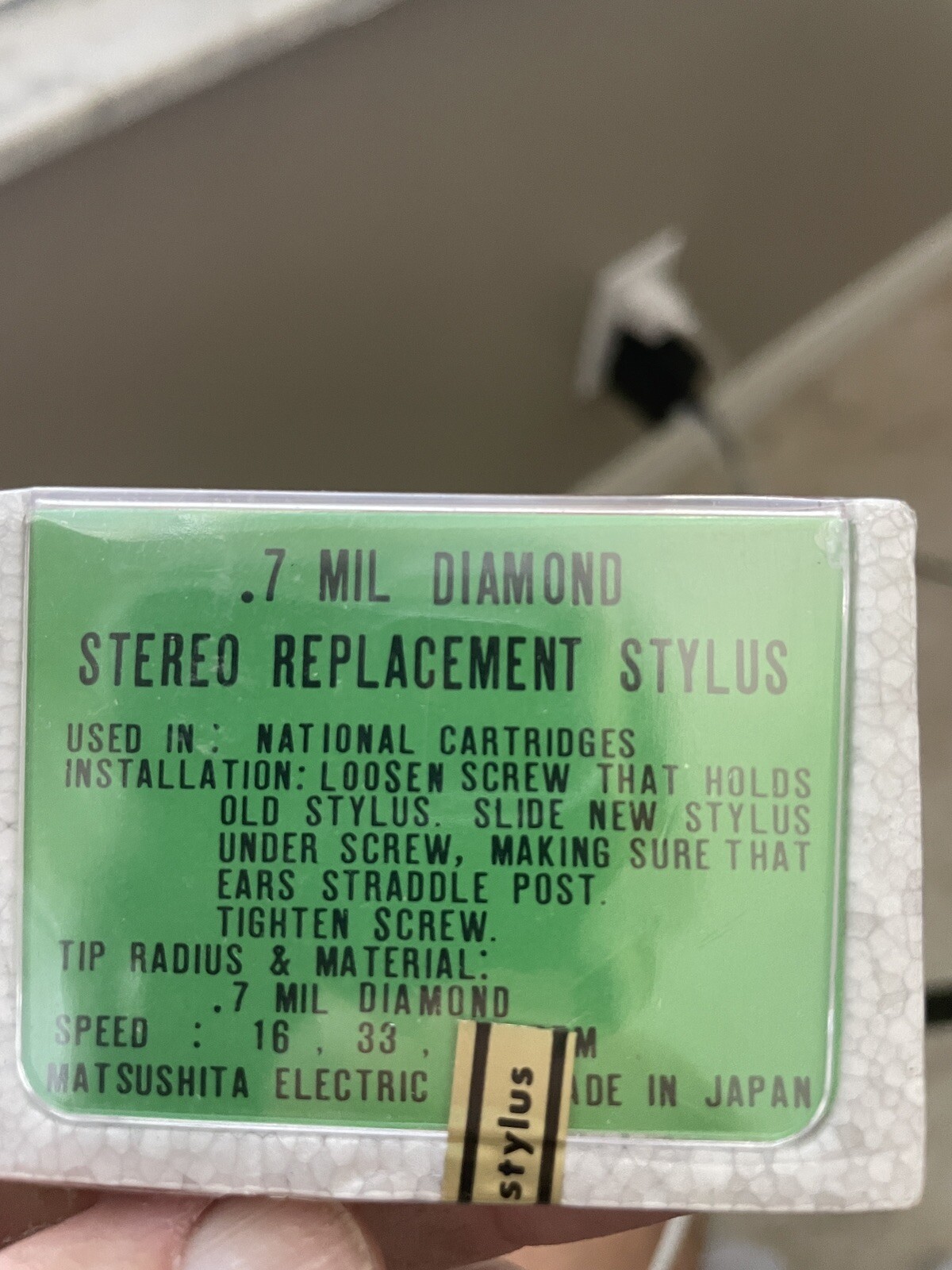 National Diamond stylus EPS 24STSD