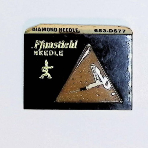 VTG NOS Pfanstiehl Diamond Needle 653DS77 Phonograph Record Player