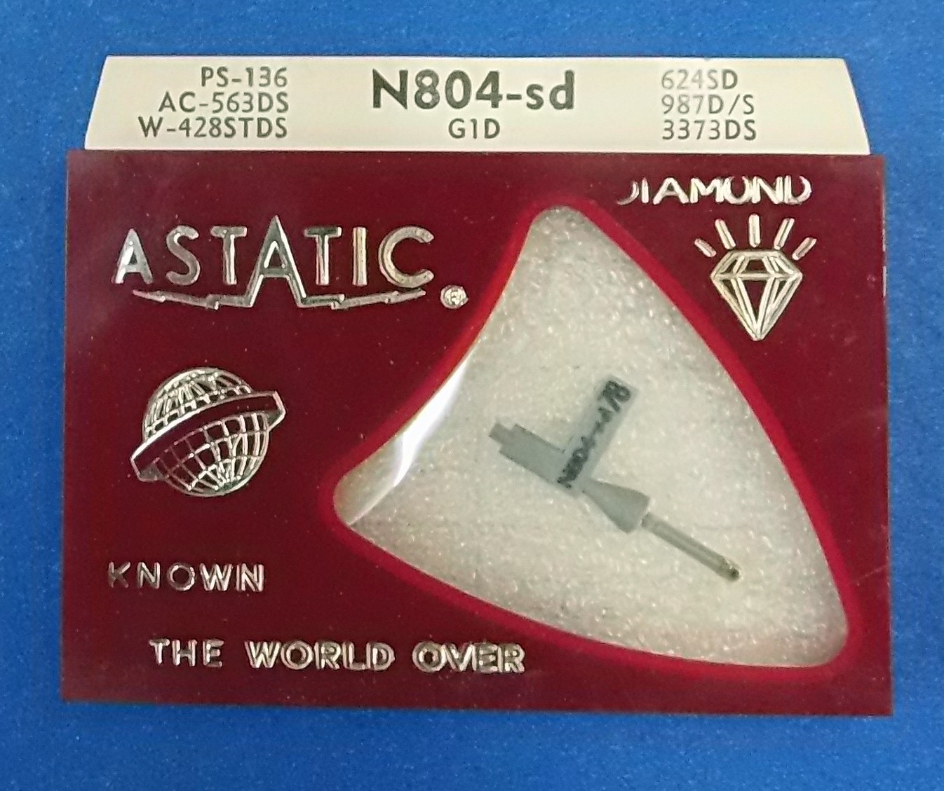 NOS ASTATIC N804-SD G1D NEEDLE STYLUS for Tetrad E2D G1D T2MD T3MD 11D 22D 23D