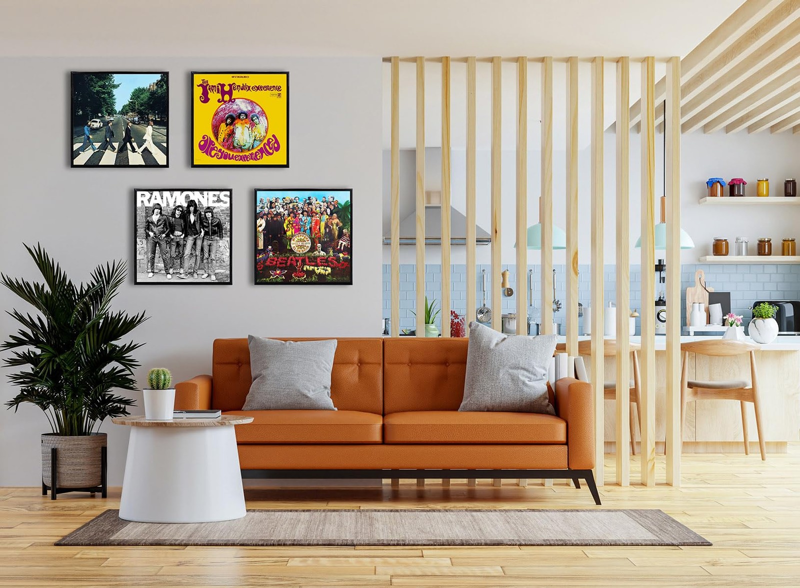 SparklyHome 4 Packs,12.5×12.5 Black PVC Vinyl 12.5 inches, 4 Pack Frame