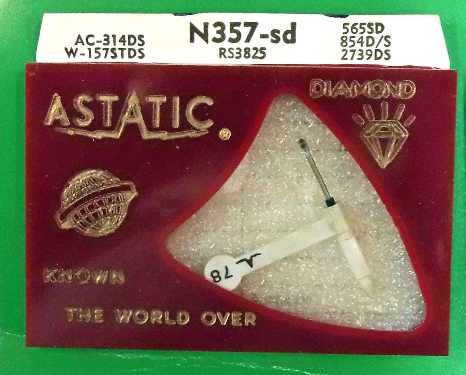 PHONOGRAPH NEEDLE STYLUS for General Electric GE N357-SD EA97X479 507-DS73