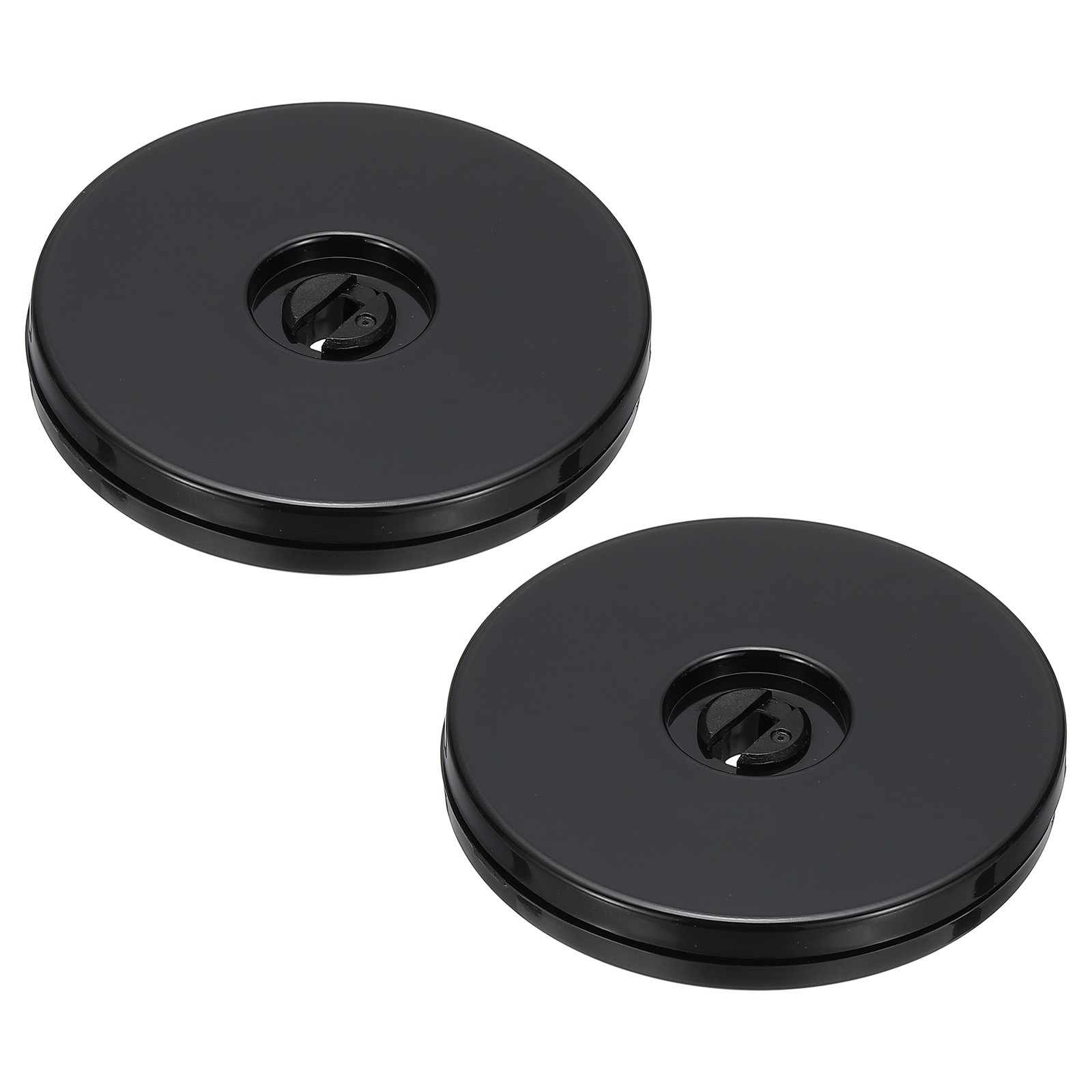 3inch Rotating Swivel Stand Turntable with Steel Ball Bearings, Black 2 Pcs