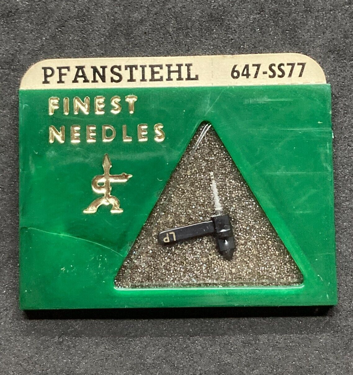 PFANSTIEHL Record Needle Sapphire #647-SS77, New Old Stock, Unopened
