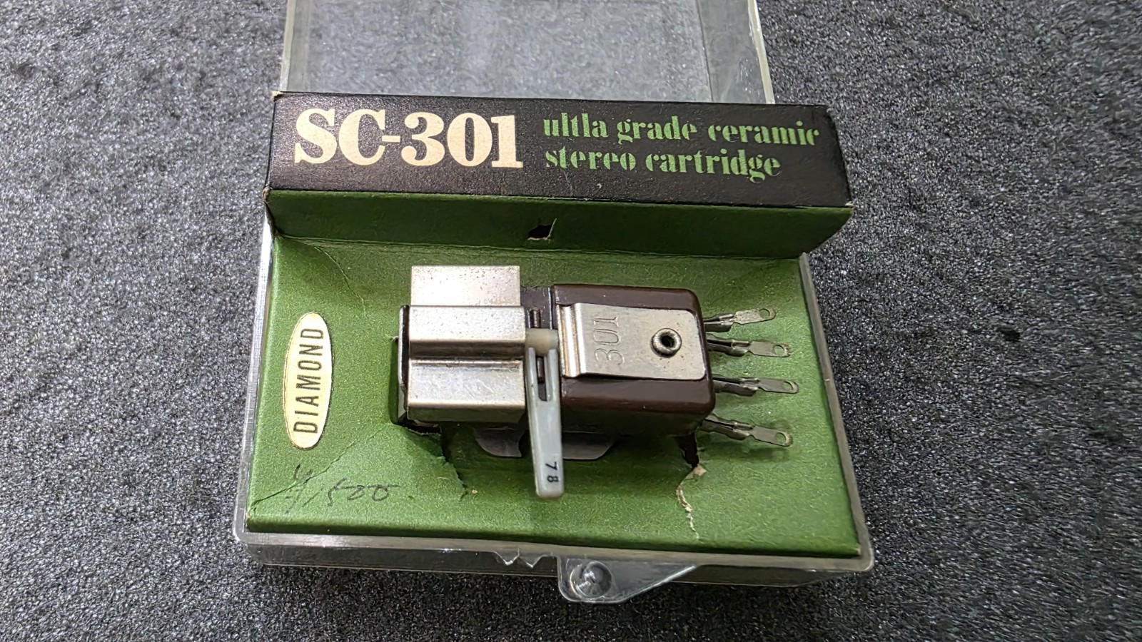 (NOS) Very Rare. Micro Seiki SC-301 Ultra Grade Ceramic Stereo Cartridge