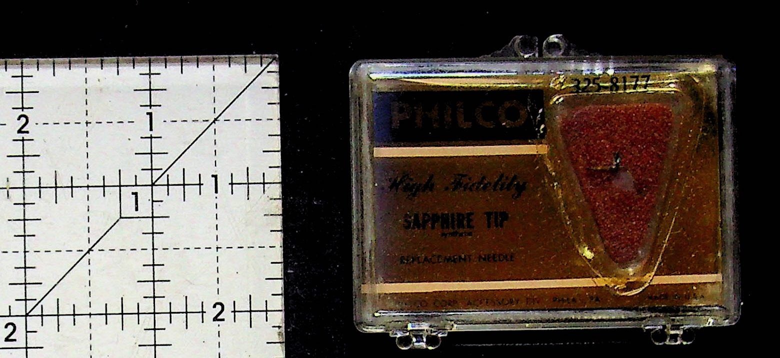 Philco Replacement Needle Sapphire Tip for Record Player NOS 325-8177