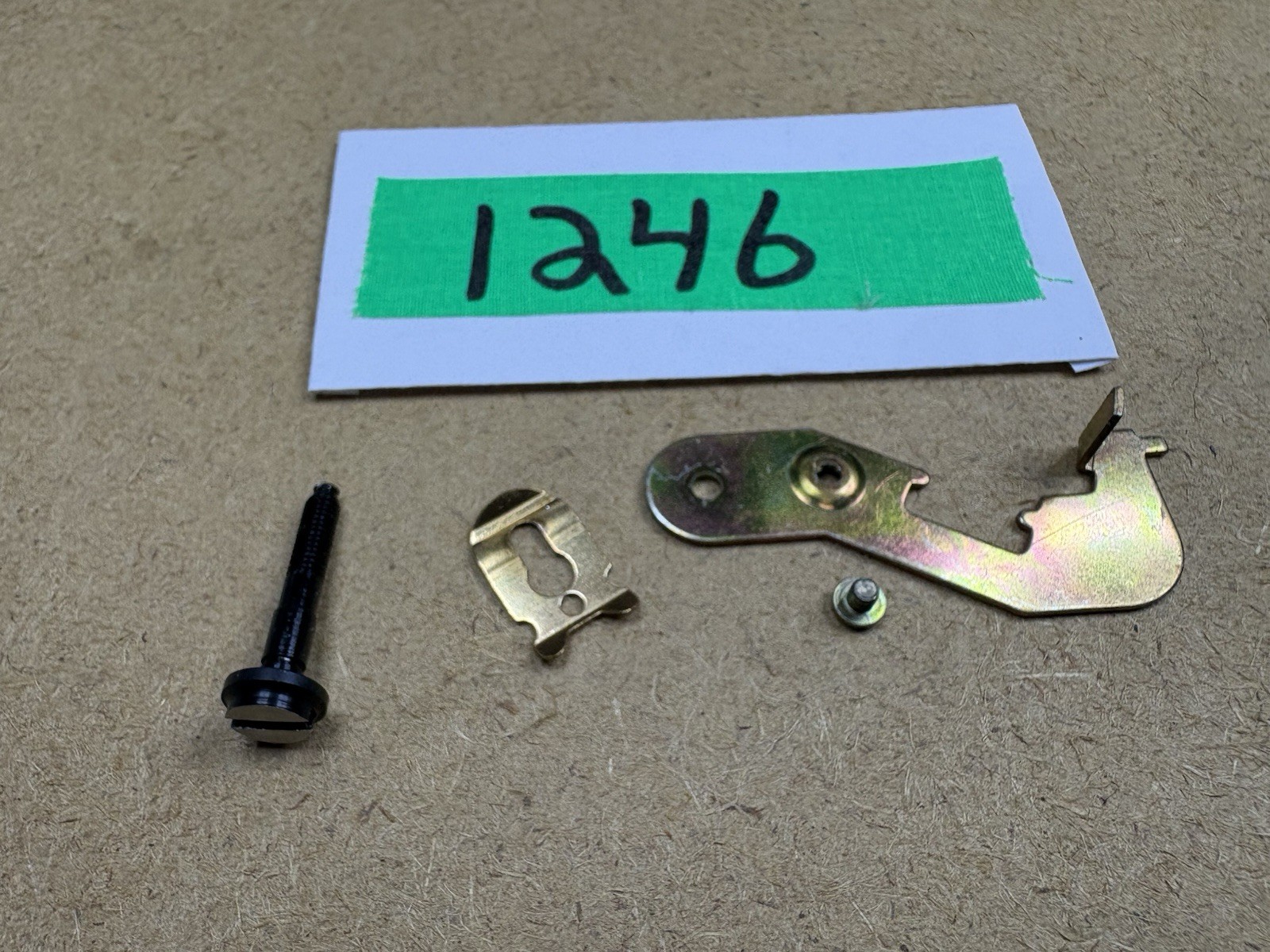 Dual 1246 Part (likely to fit 1245, 1249, 1237, 1241, others)-PLATE W/ SPRING