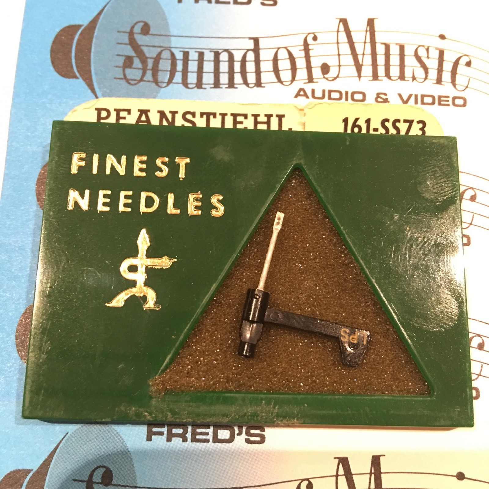 Pfanstiehl 161-SS73 Sapphire Dual Needle Stylus 161ds77 Synthetic All Speeds