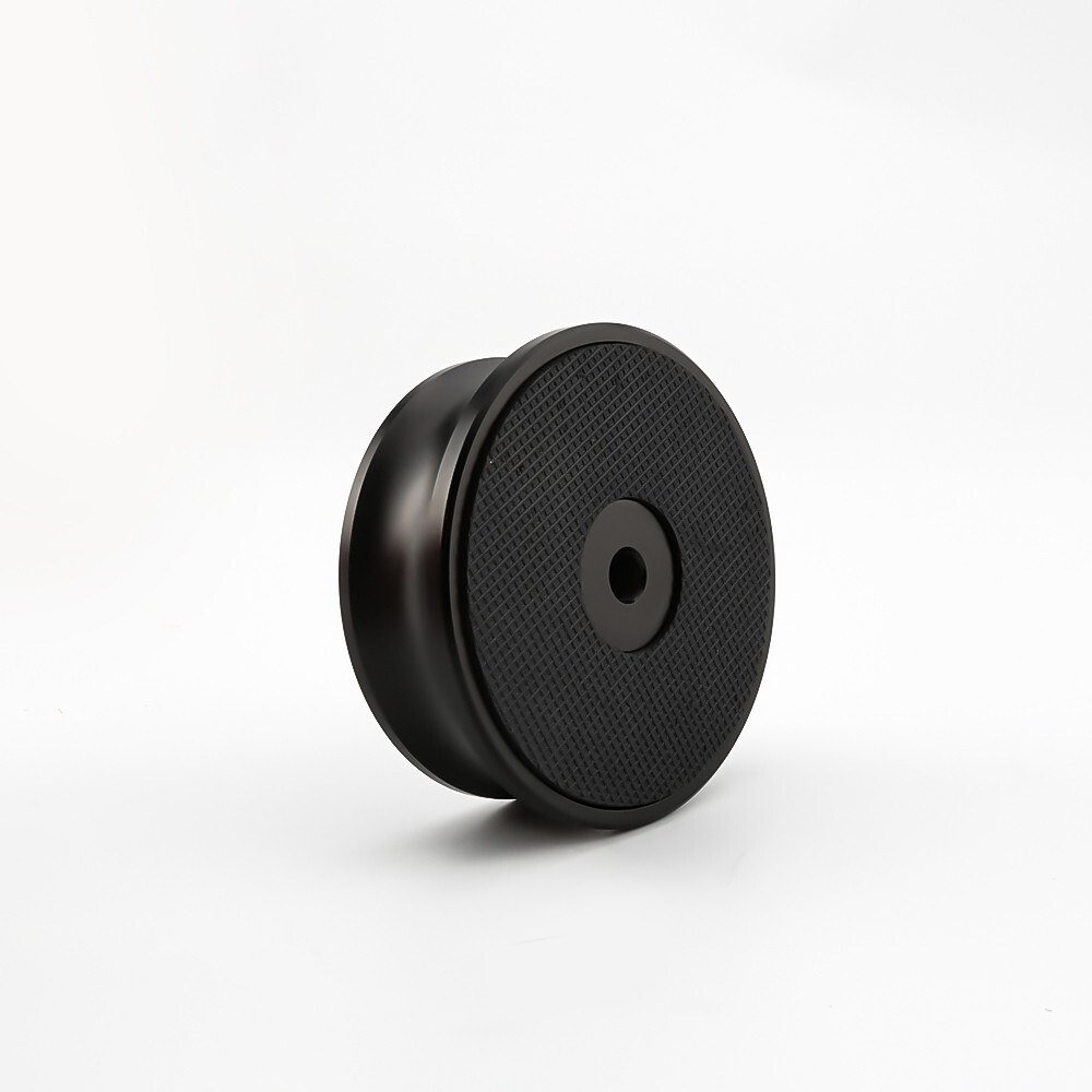 Black LP Vinyl Record Player Balanced Disc Stabilizer Turntable Weight Clamp