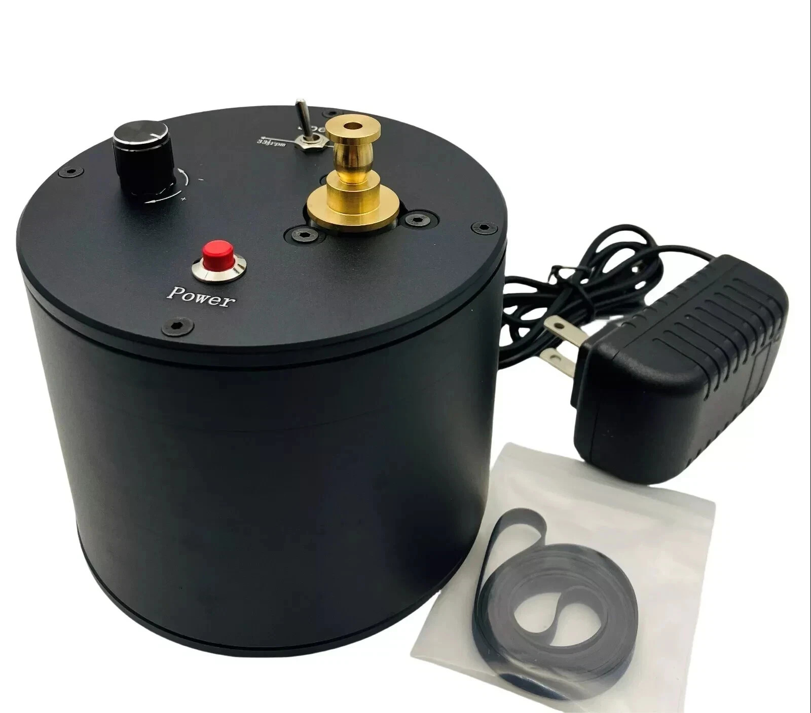 turntable motor adjust speed aluminium alloy body Silver color MK3