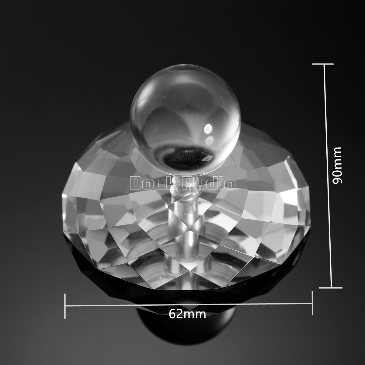 HiFi Crystal Turntable Record Weight Clamp Disc Stabilizer for LP VInyl Player