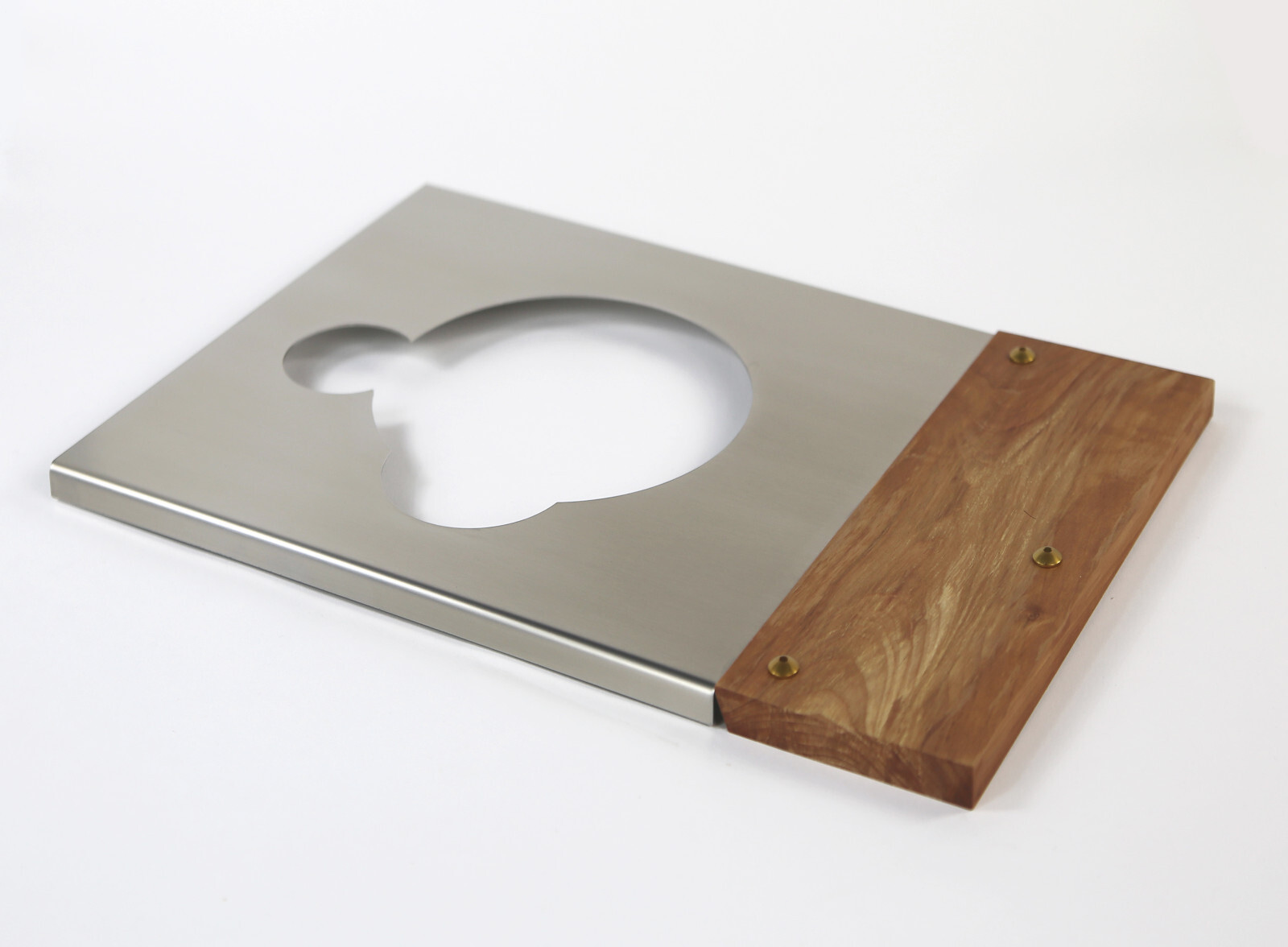 Tonarmbrett Cherrywood And Cover Plate for Thorens Td 125 +Hole for Tone Arms