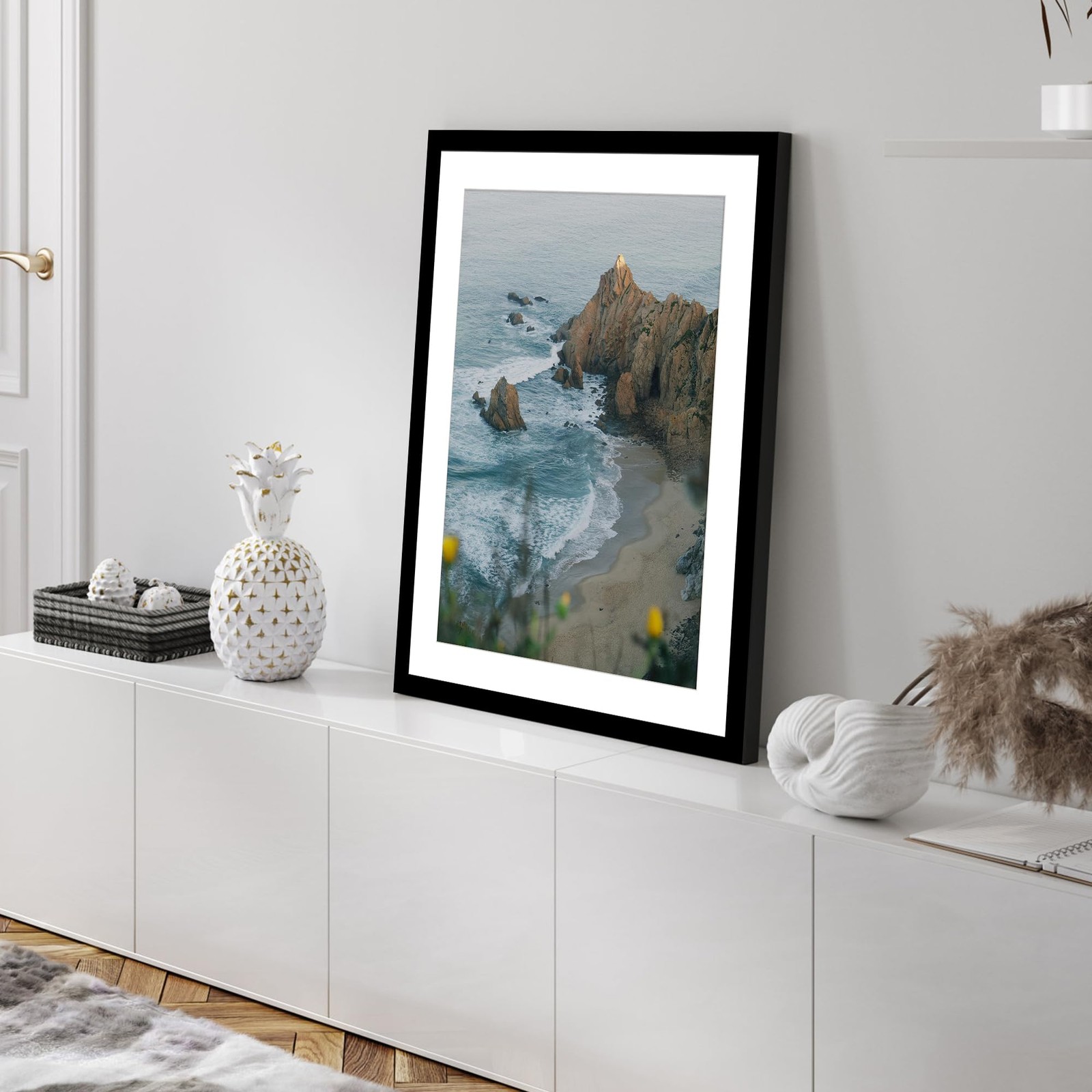 YESKAY 18×24 Picture Frame Black Set of 3, Display Pictures 18×24(3PK),