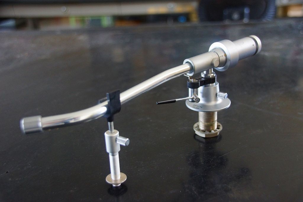Denon DA-305 Tonearm Phono Cable Mounting Parts Tested Working Japan