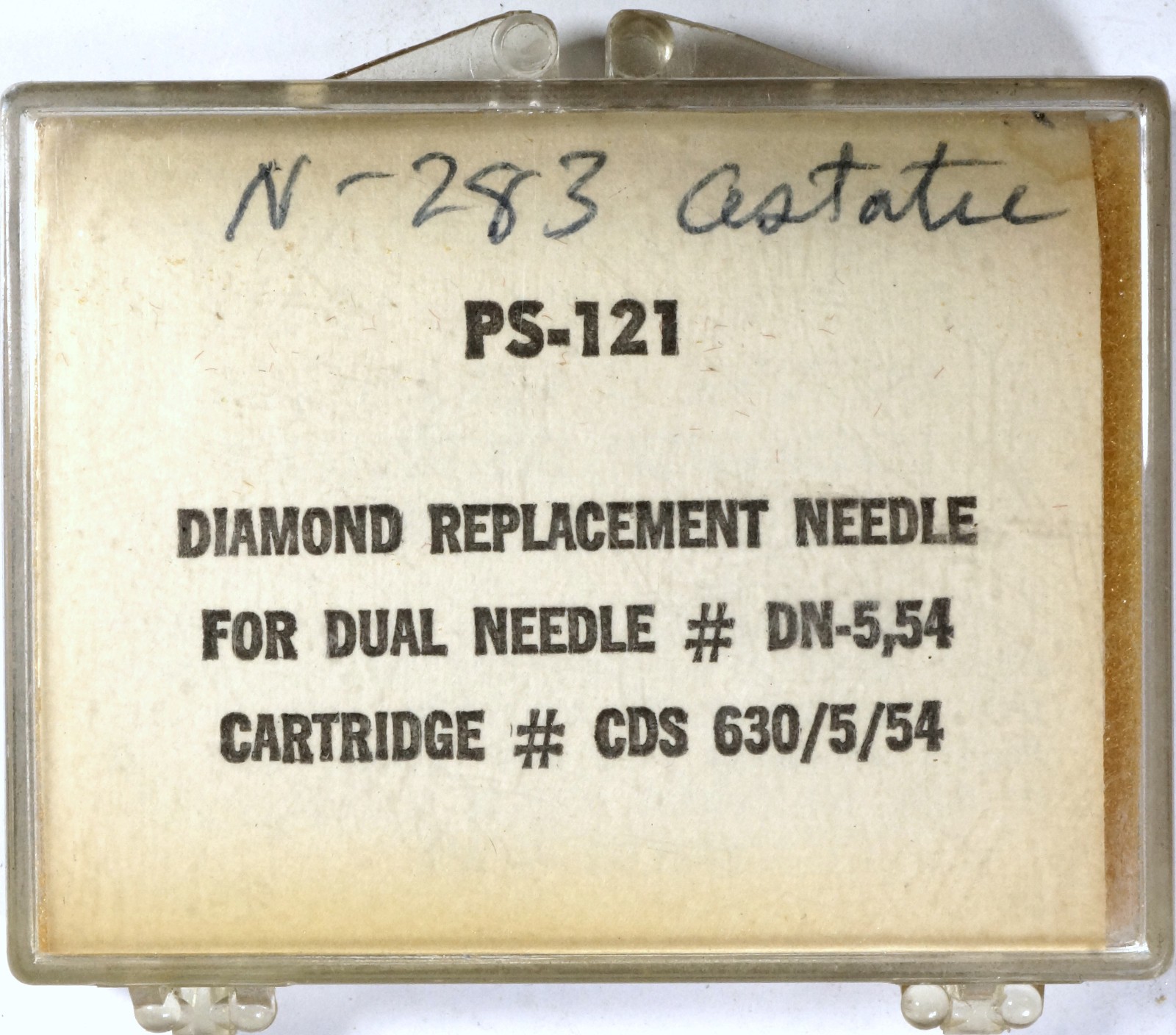 NOS Transcriber PS-121 Diamond Needle for DUAL DN-5 DN-54 CDS-630 CDS-5 CDS-54