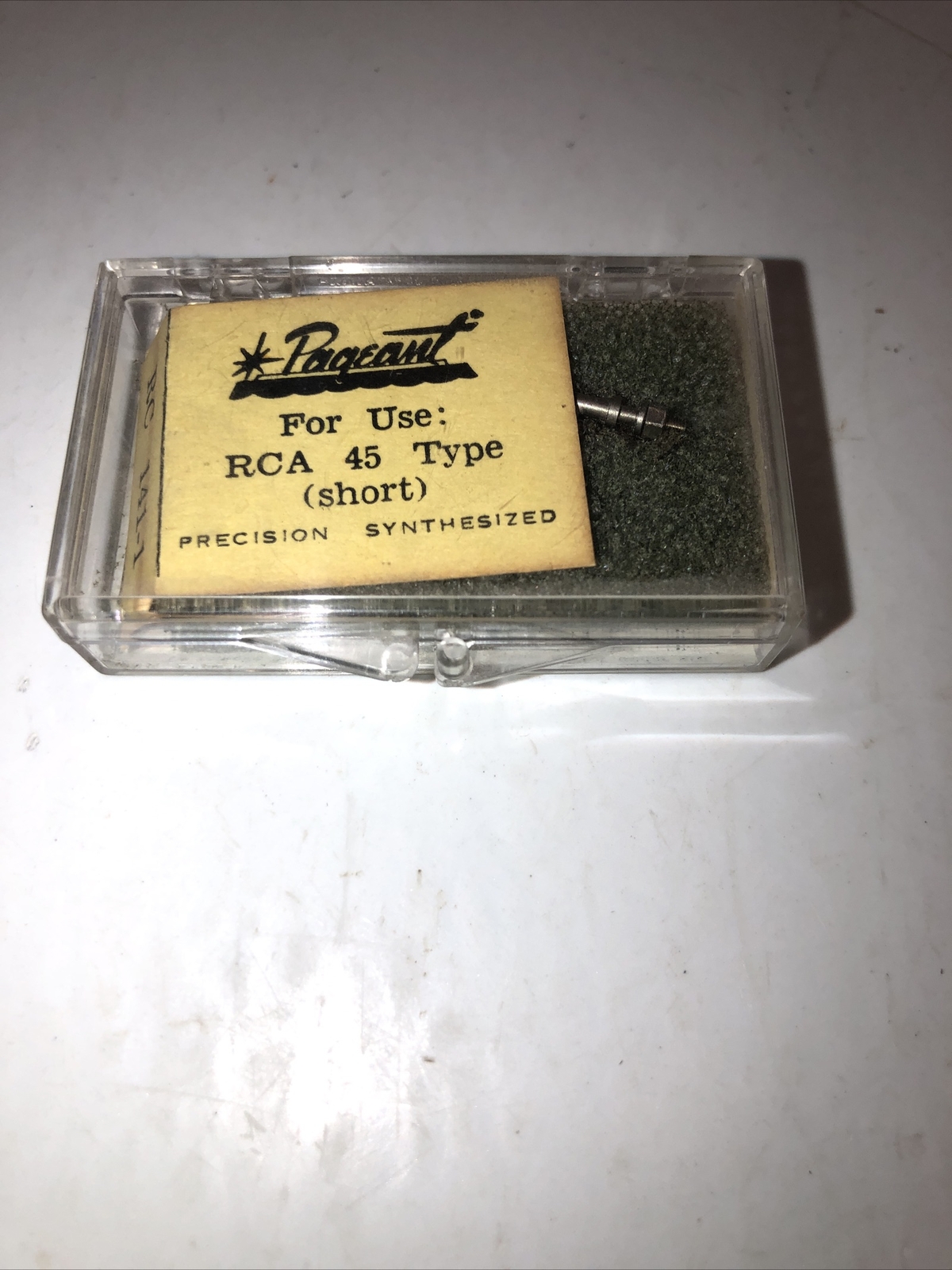 Vtg NOS Pageant Phonograph Record Needle PS 555 RC 141-1 For Use RCA 45 Type