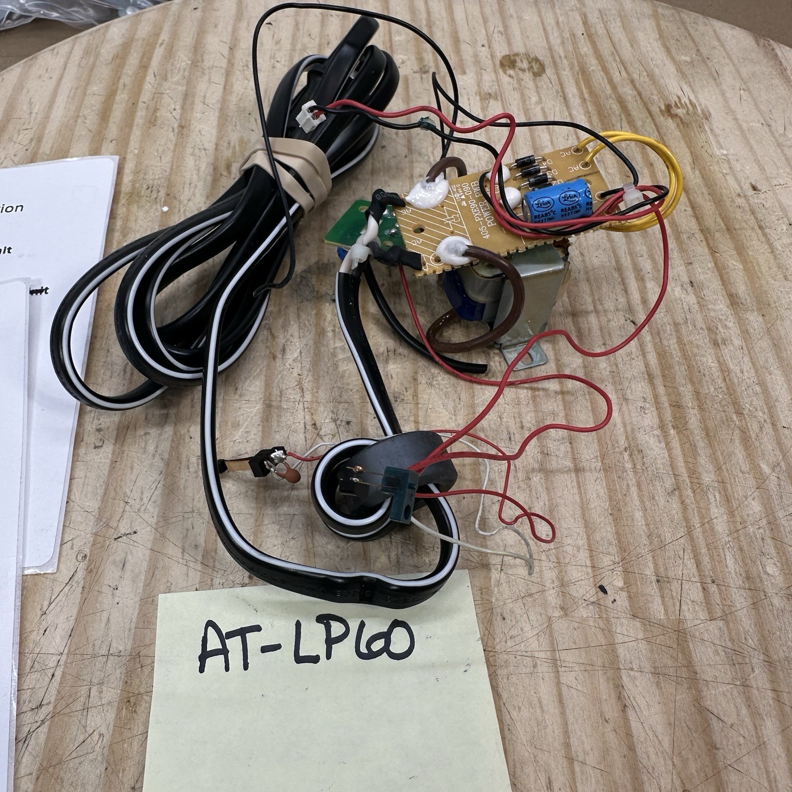 Audio Technica Parts AT-LP60 AT-LP60USB Power Supply Plug And Transformer