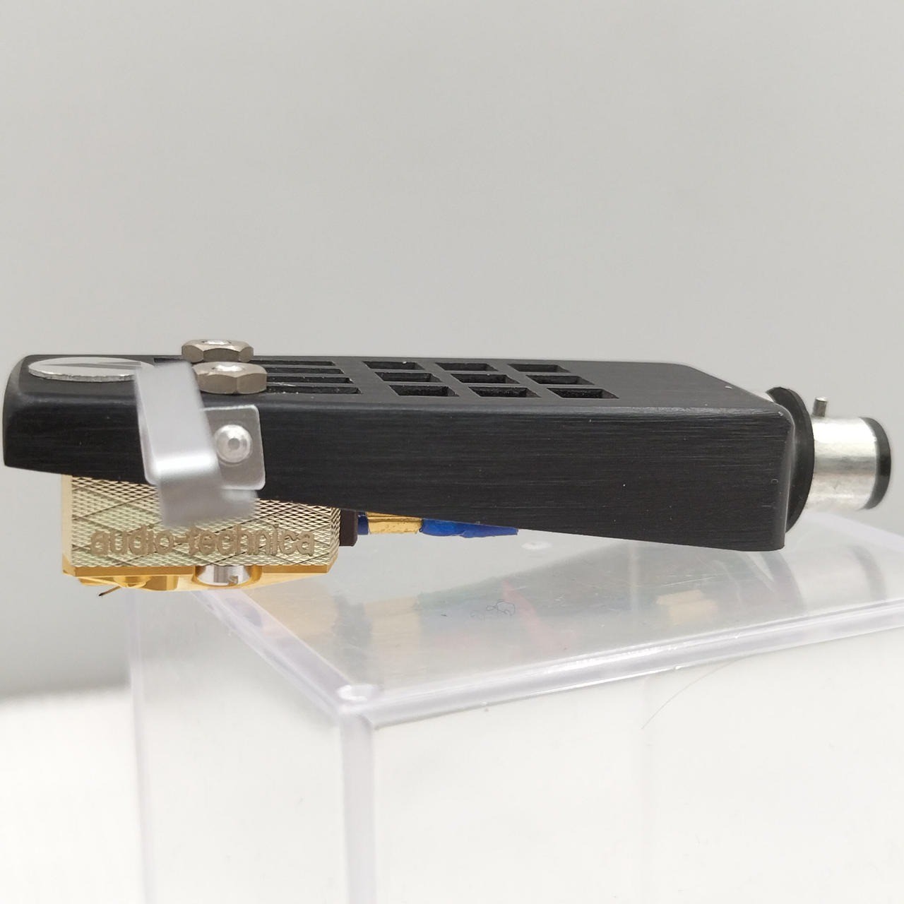 Audio-Technica AT33E MC Phono Cartridge LC-OFC Moving Coil w/ Headshell Tested
