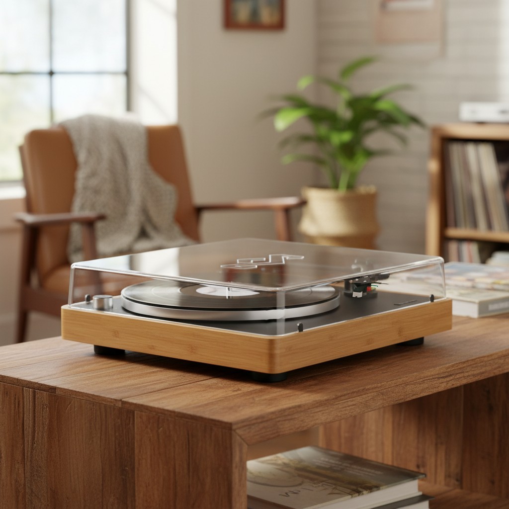 House of Marley Eco-Friendly Dust Cover for Turntables – Durable & Portable