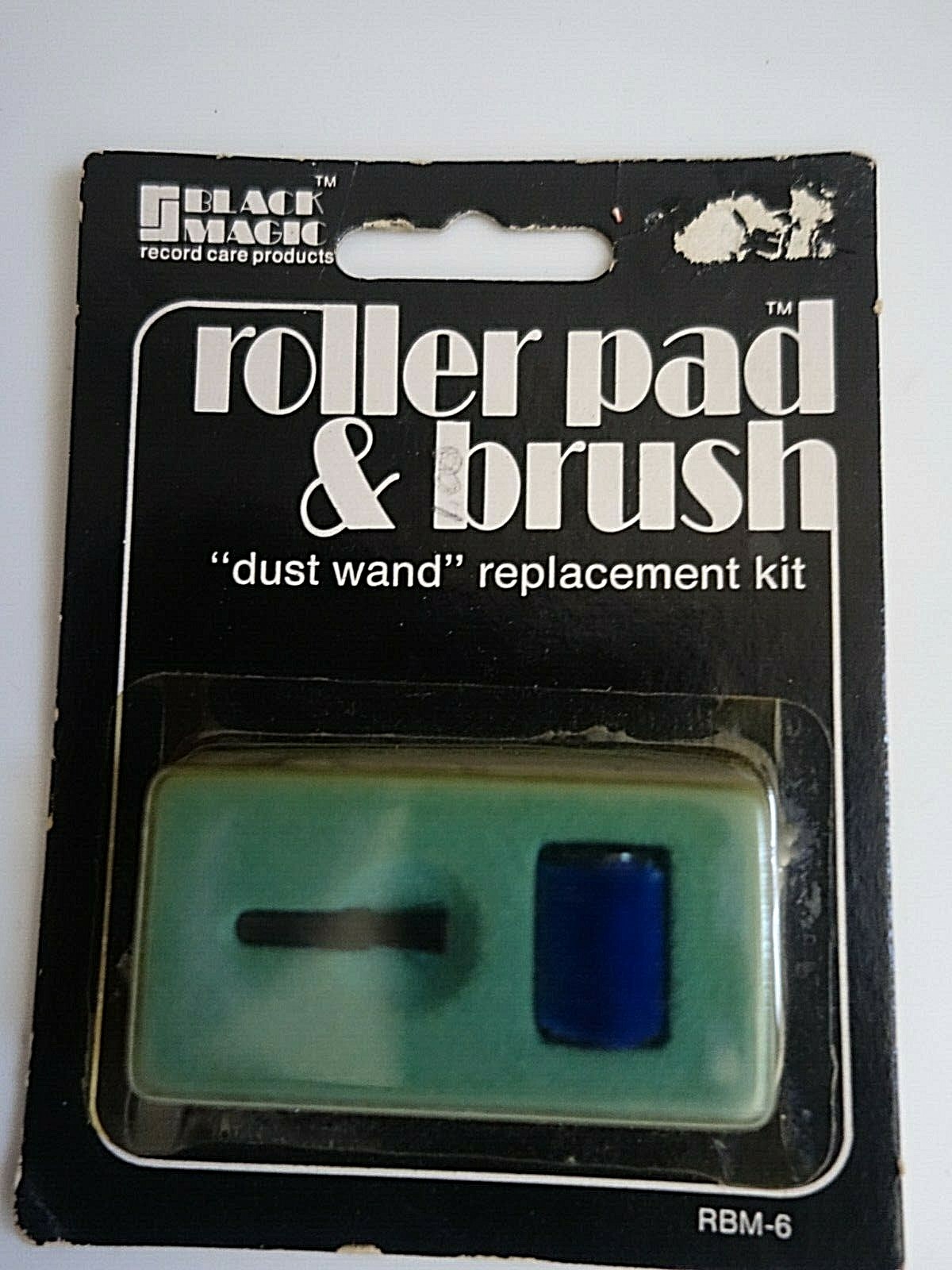 Black Magic Dust Wand Record Cleaner Roller Pad & Brush Replacement Kit