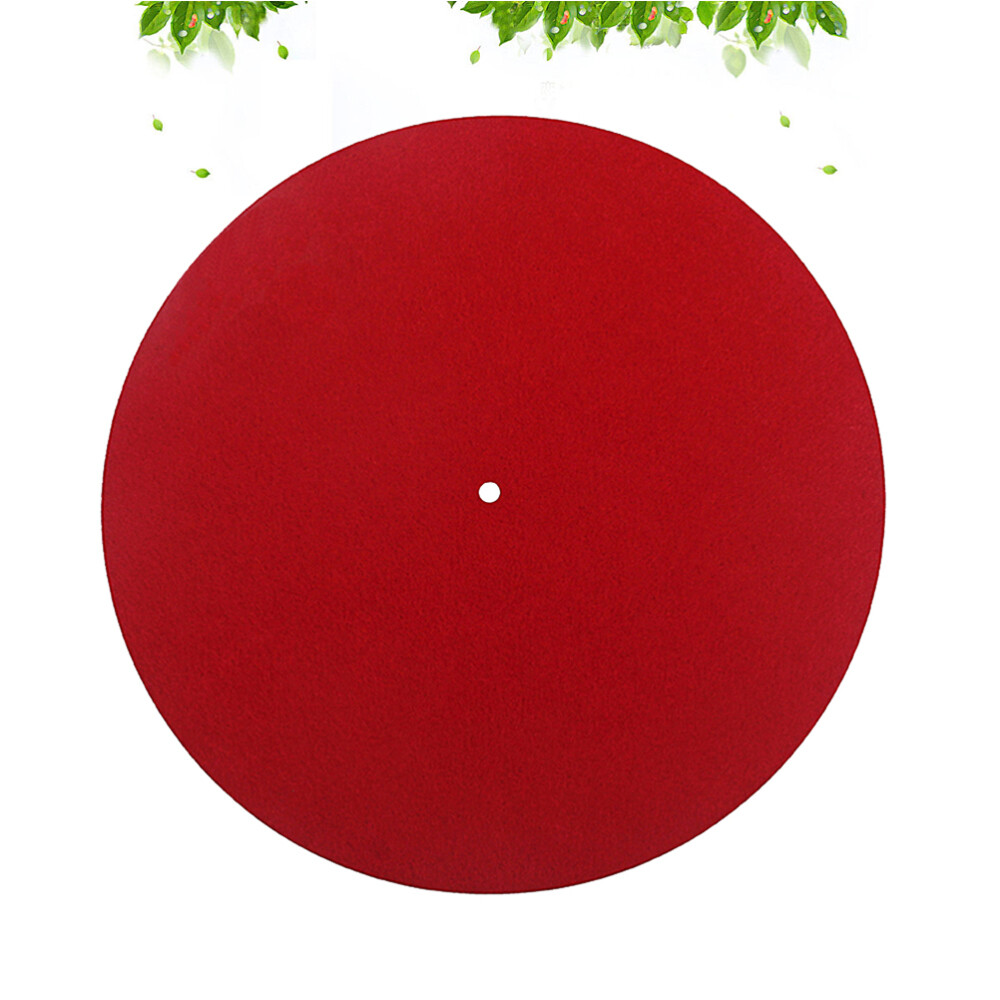 1L105 Turntable Platter Mat Pad LP Vinyl Record Players Wool Mat Diameter 300mm