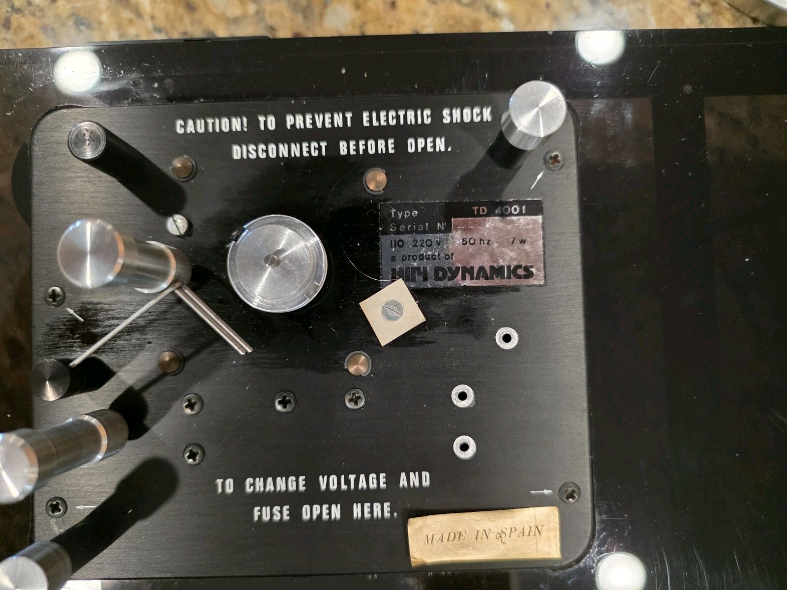 Audio Linear TD -4001 Precision Belt Drive Turntable ( Transcriptors- Style)