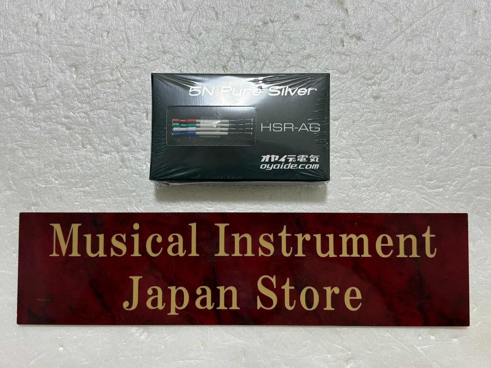 Oyaide HSR-AG 5N Pure Silver Headshell Lead Wires New from Japan
