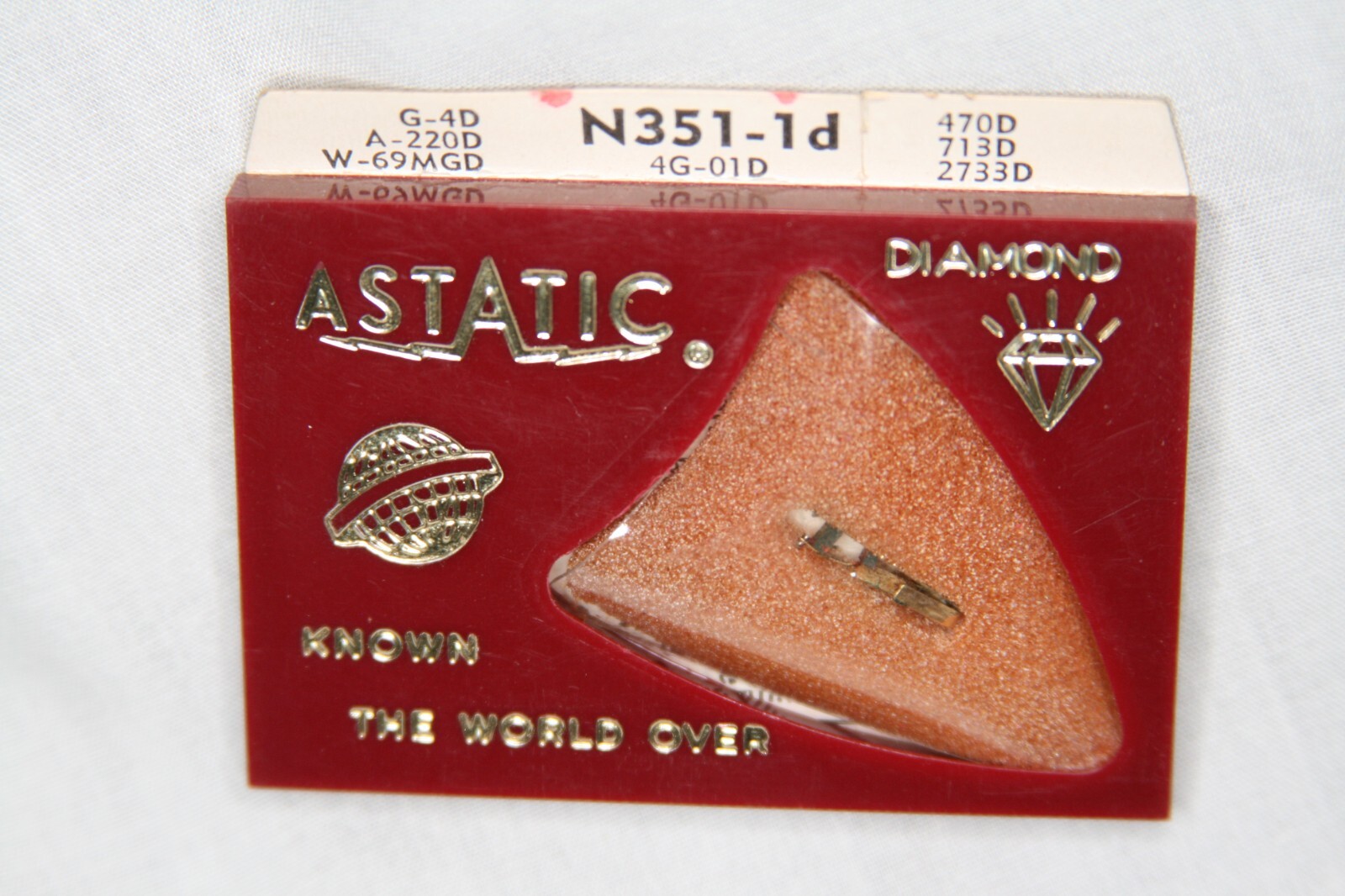 Vintage Astatic N351-1d Diamond Phonograph Needle NOS