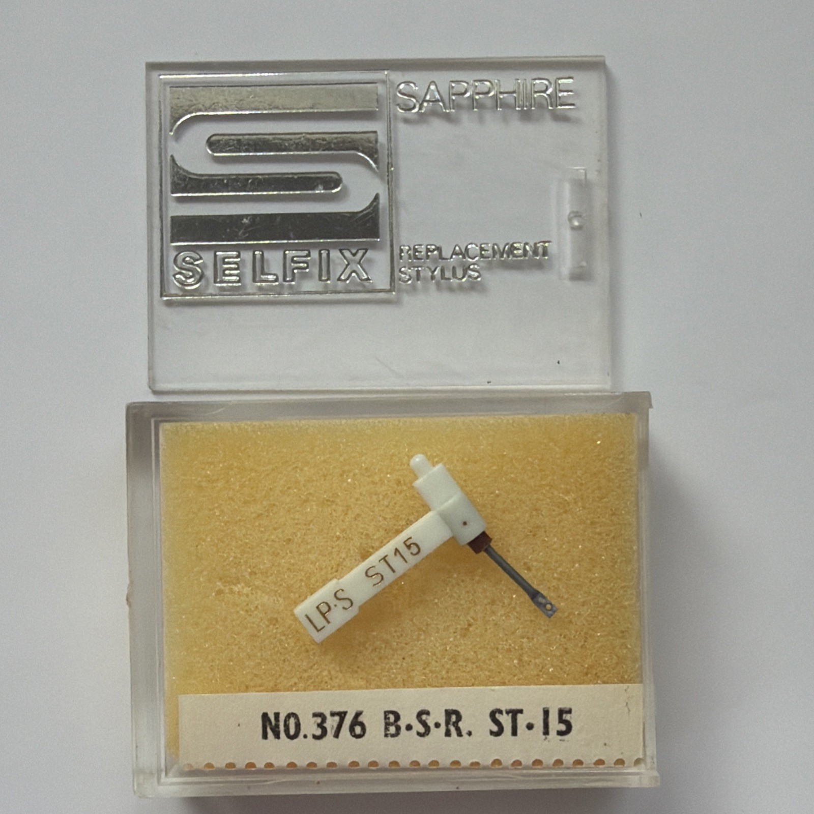 Phonograph Replacement Needle Stylus for BSR ST-15 LPS Selfix Saffire #376 New