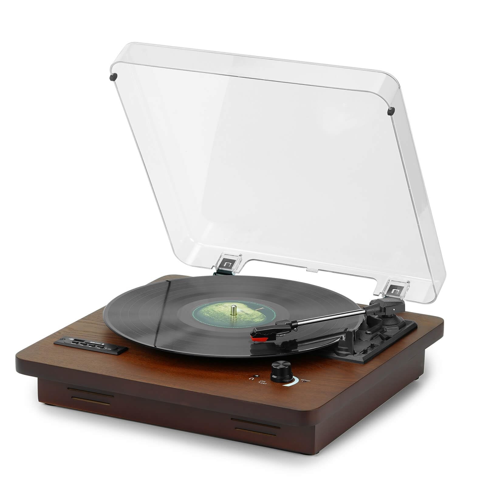 D&L SOUL Bluetooth Turntable 33/45/78 RPM USB SD Built-in Speaker