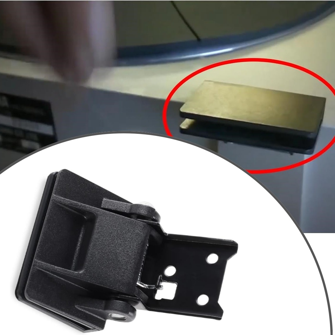 1Pcs Dust Cover Hinge Turntable Parts Fits AkaiAP-206,Yamaha P-200,Sony PS-11