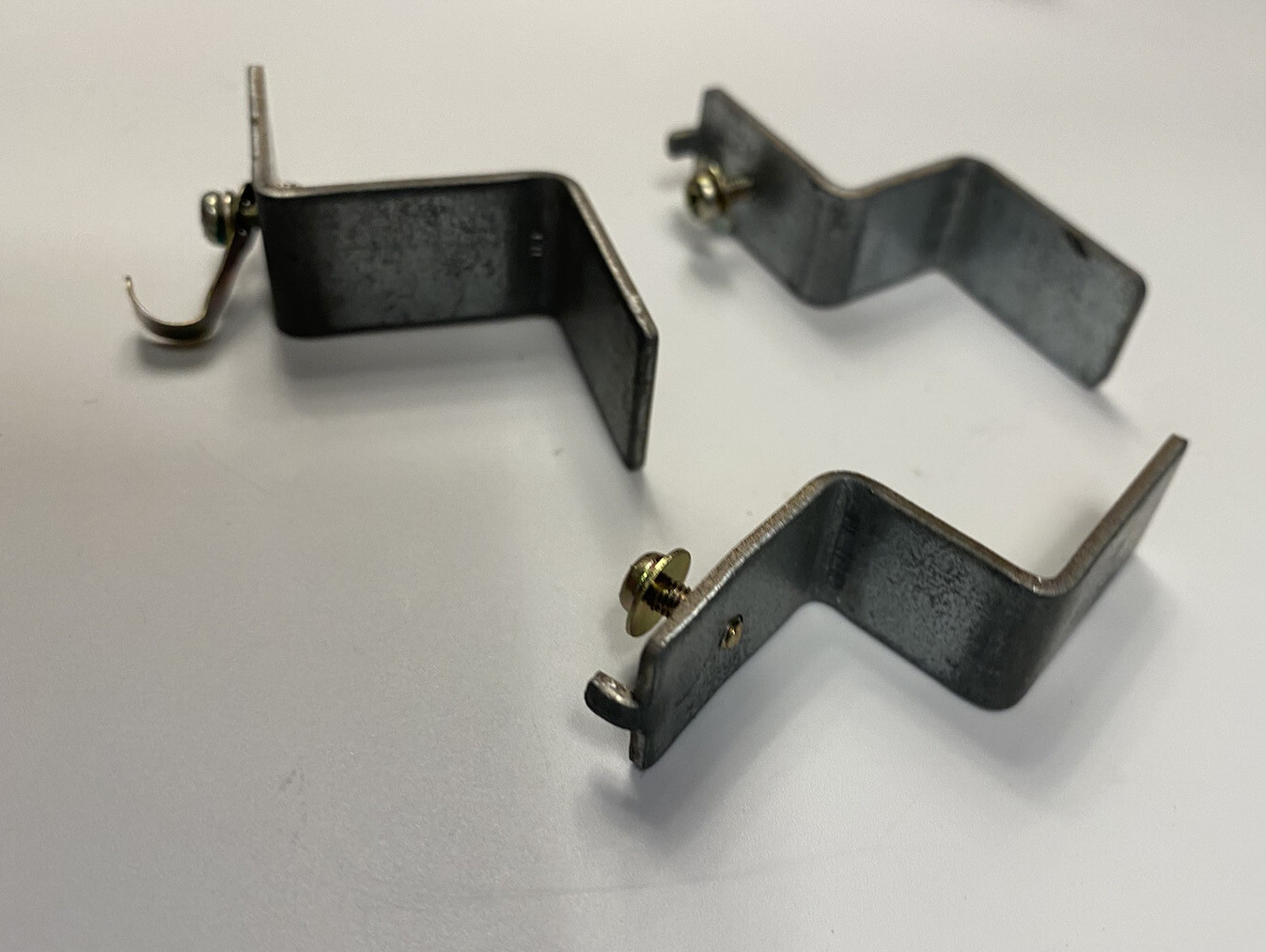 Sansui FR-1080 Turntable Plinth Latch Support Brackets • Genuine Part • Vintage