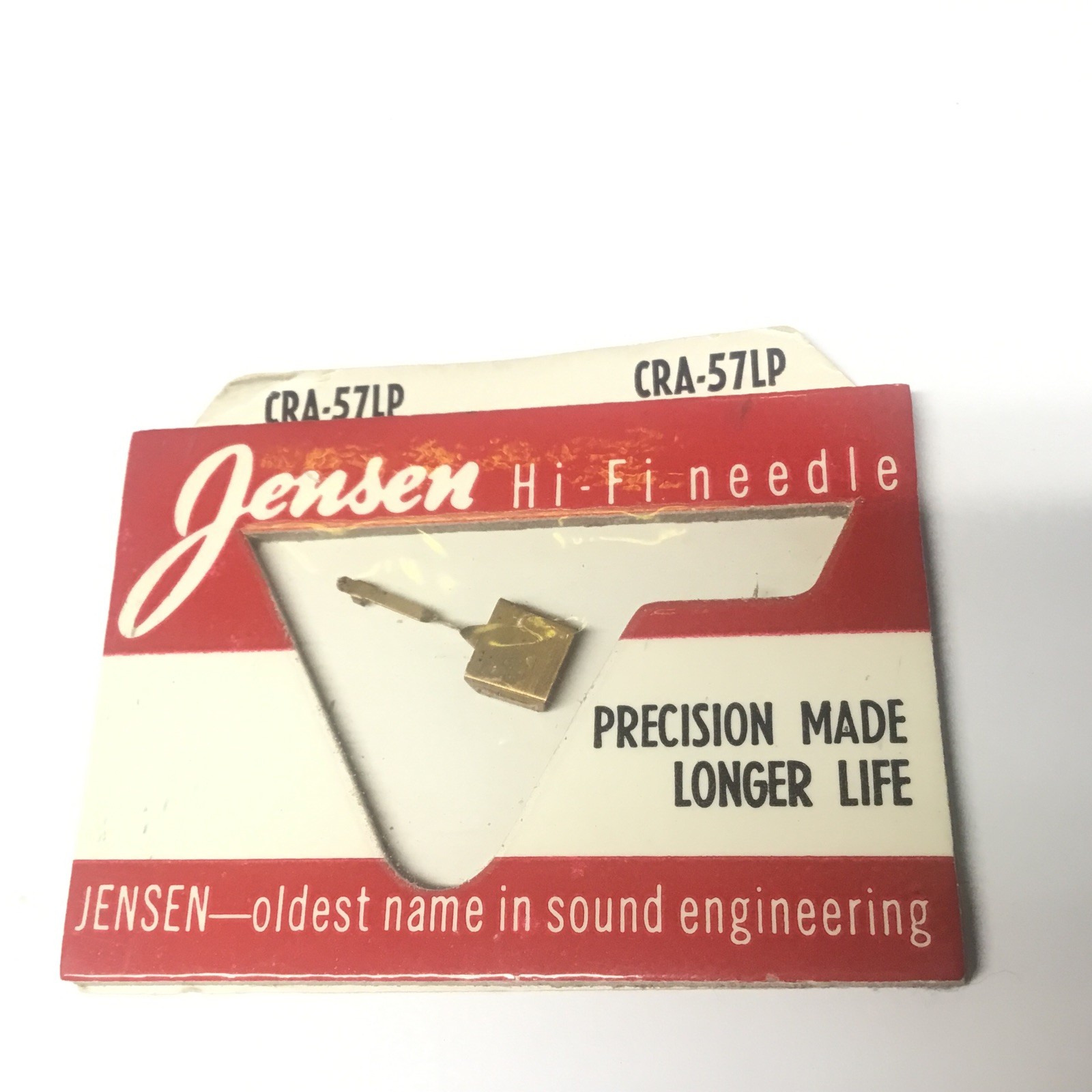 (2X) Pair Jensen CRA-57LP Sapphire Ronette S.A. 100 Stylus needle D C 422 500