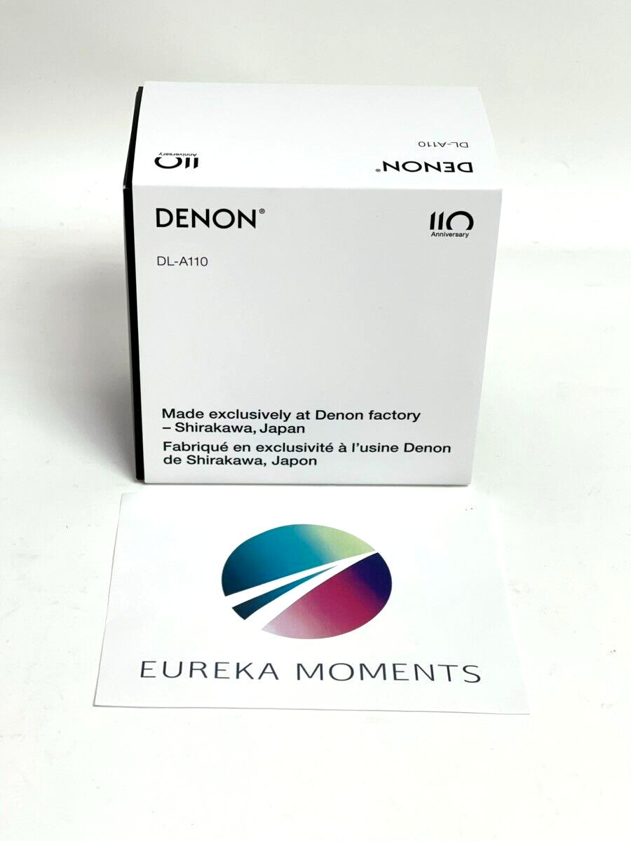 Denon DL-A110 MC Phono Cartridge Graphite Silver Headshell Used w/Box