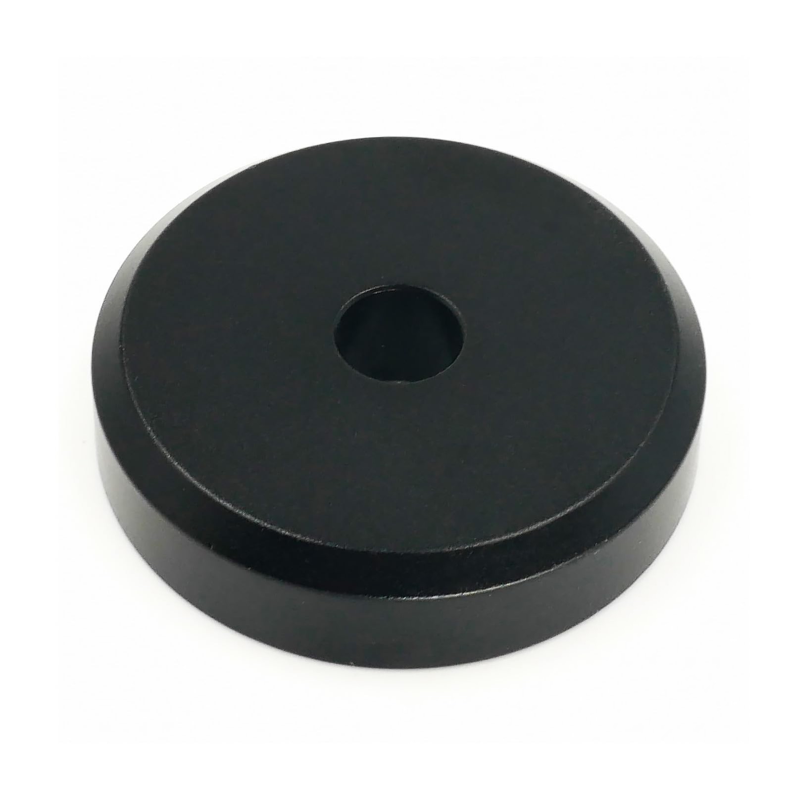 Menesia 45 Record Adapter Aluminum 45 RPM for small, Black
