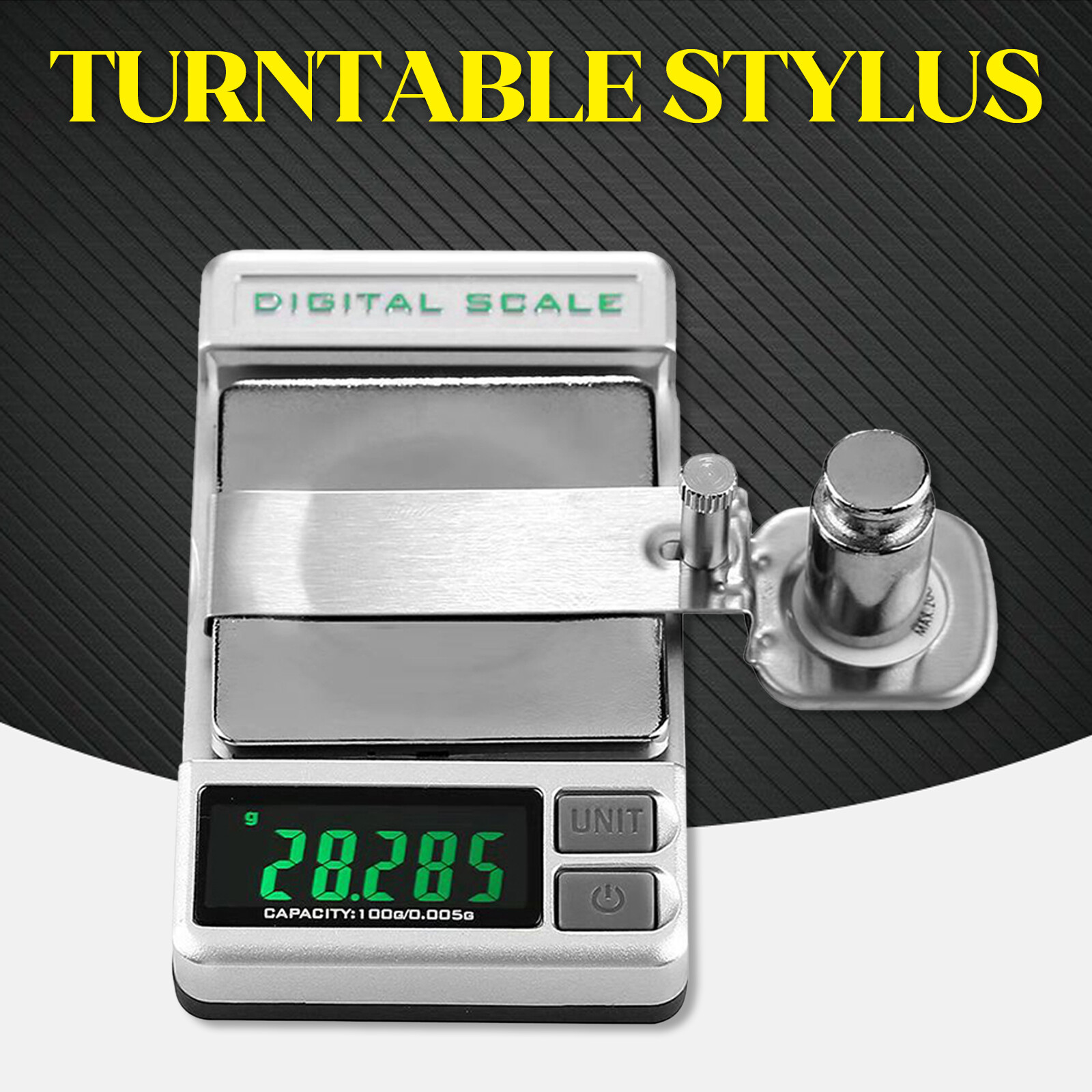 For Audio Record-Level Turntable Stylus Tracking Force Gauge/Scale
