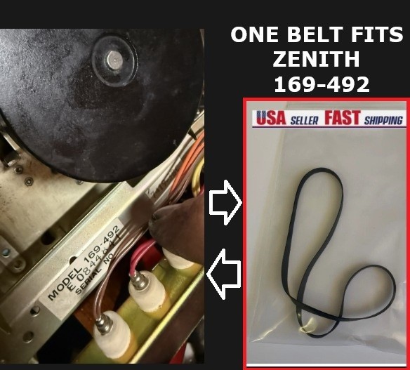 REPLACEMENT BELT FITS ZENITH 169-492 PK OF (ONE) NEW BELT!