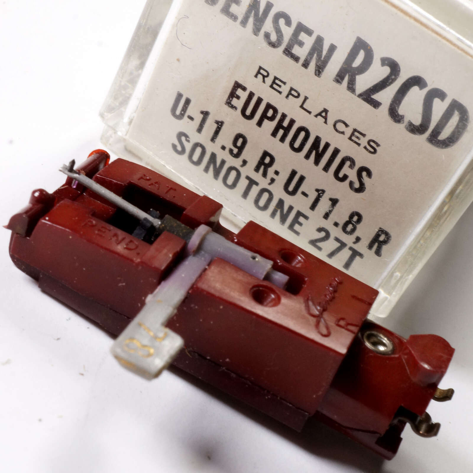 NOS Tested JENSEN R2CSD Cartridge for Sonotone 27T Euphoncs U-11.9 U-11.8