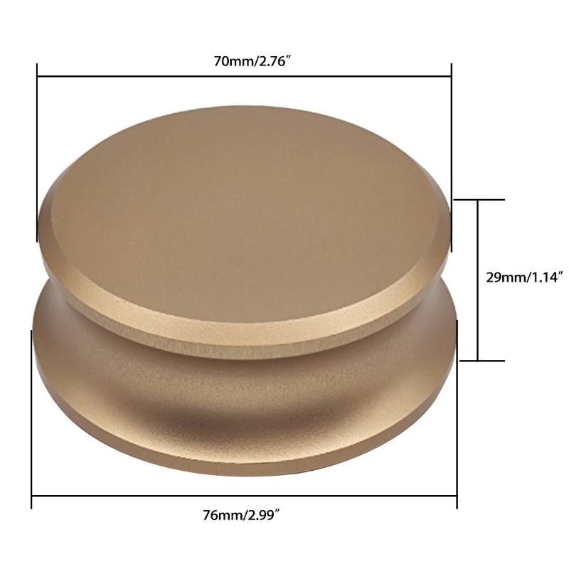 Aluminium Alloy Material for LP Vinyl Turntables Metal Record Weight Disc Stabil
