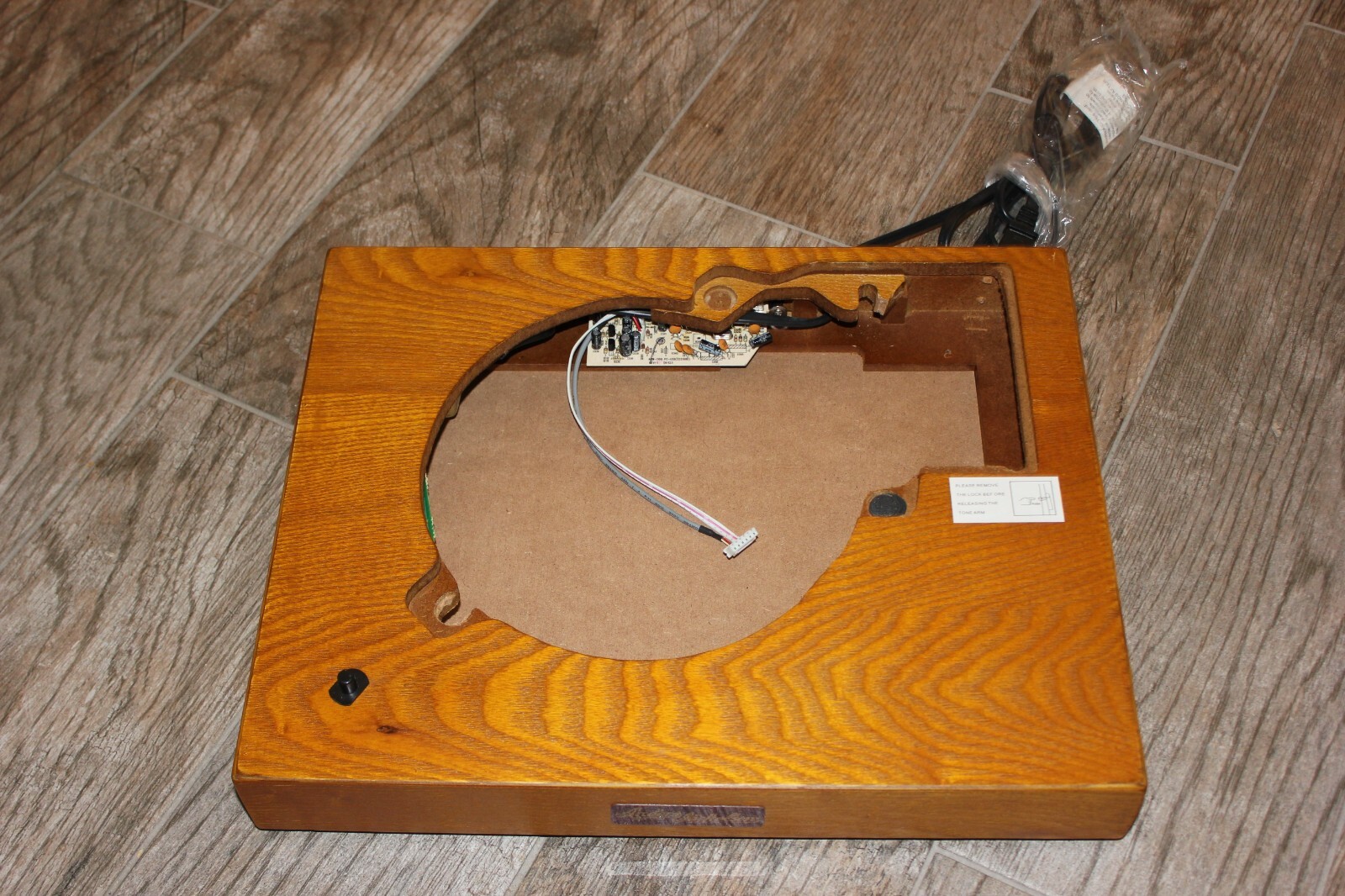 Replacement Bottom Cabinet Oak Anders Nicholson TRW155 Turntable Record Player