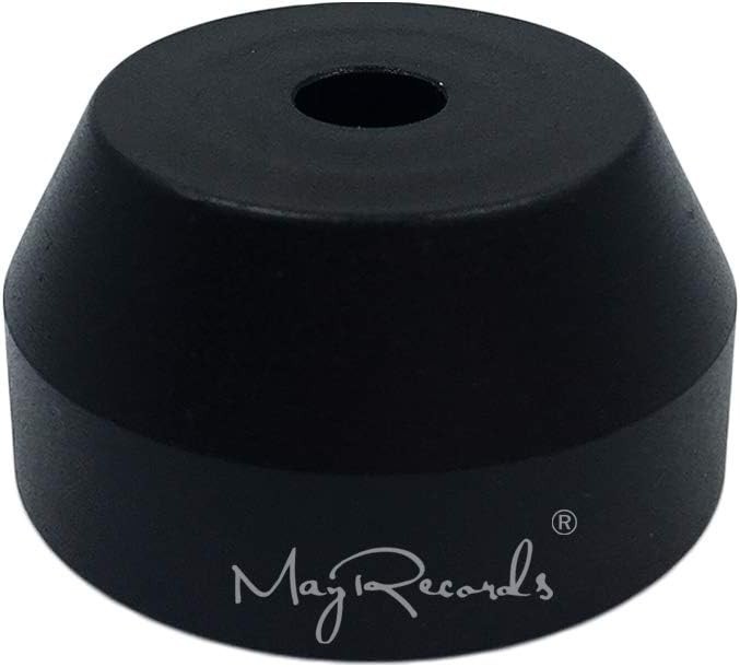 45 RPM Black Adapter Durable Solid Aluminum Center Adapter for 7 inch Records…