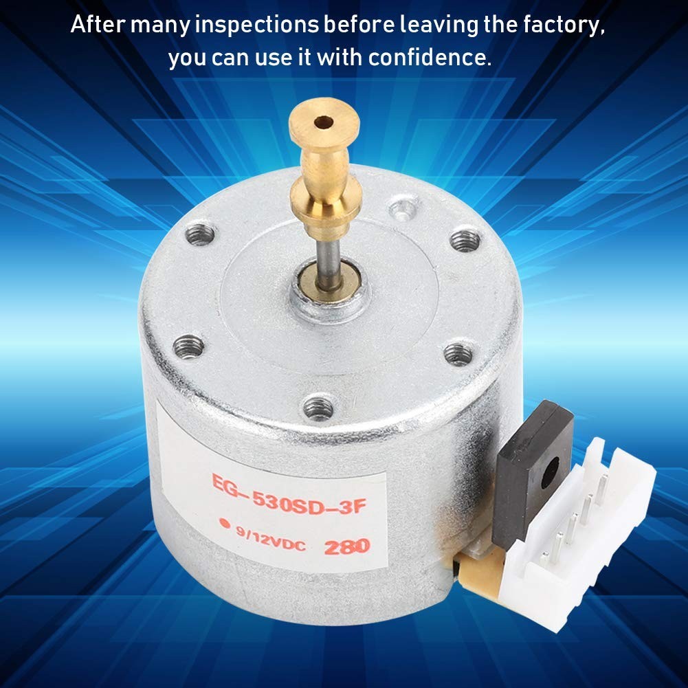 Replacement Motor for 3-Speed Record Player, 33/45/78RPM Turntable Motor, 25mm M