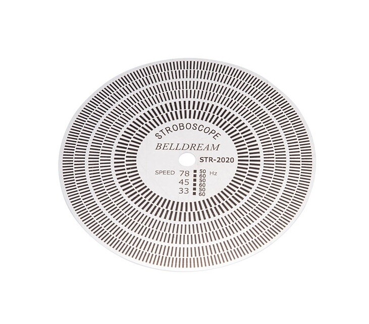 BELLDREAM STROBOSCOPE 33, 45, 78 (φ110 x 0.5mm) STR-2020
