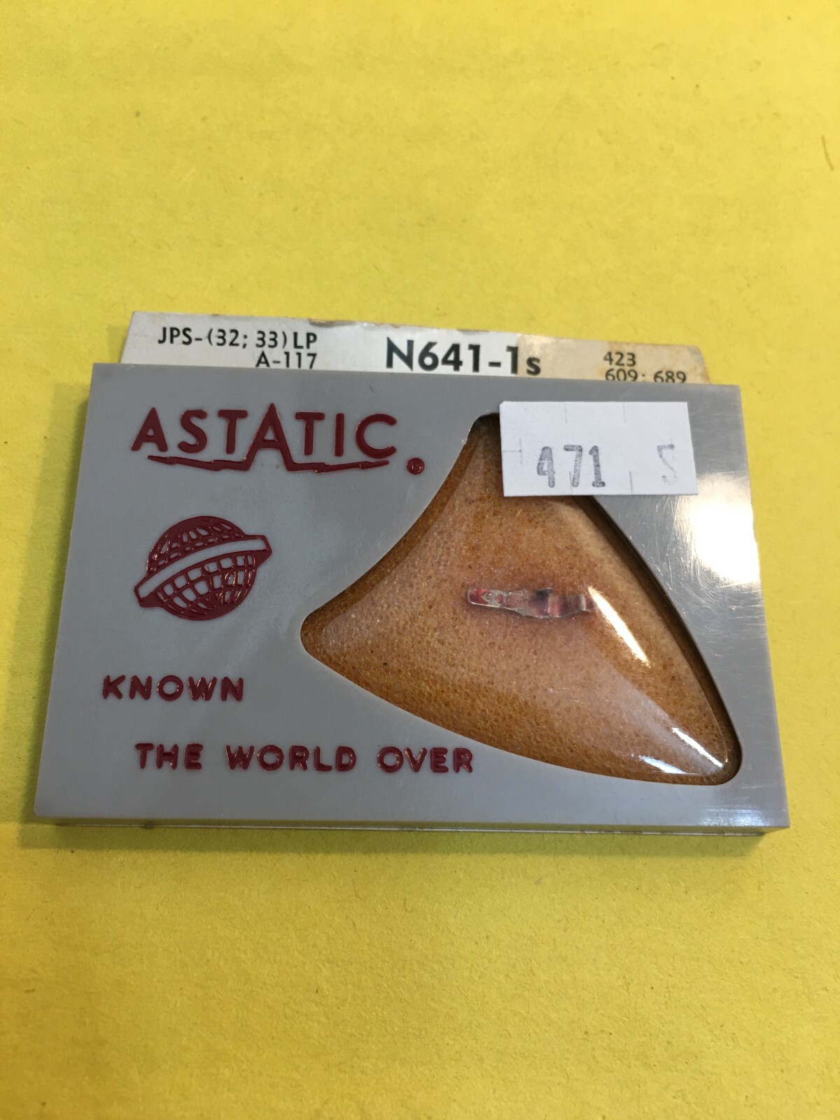 Original NOS ASTATIC Needle Stylus N641-1S fits Many SHURE AN1-62 & MORE