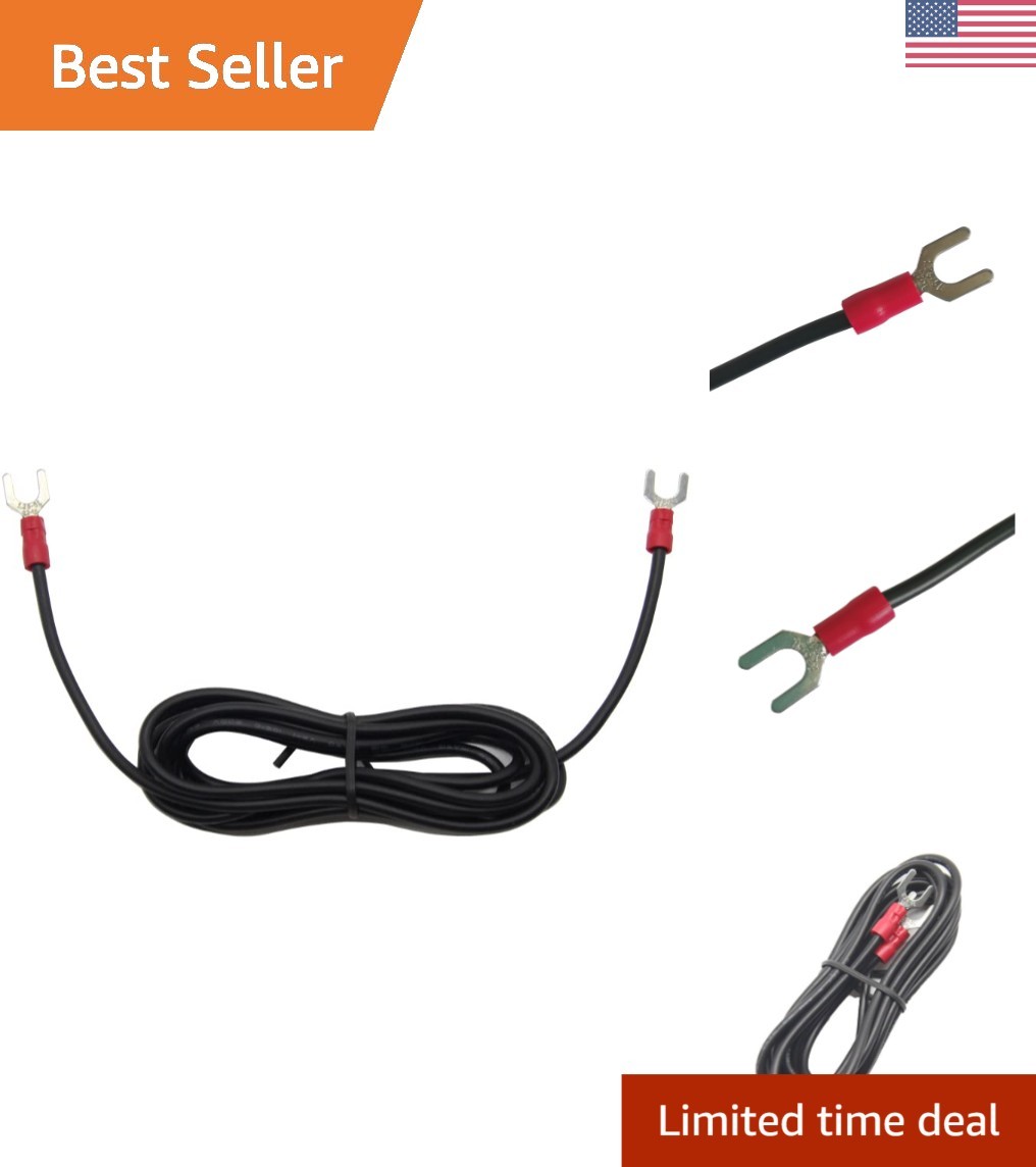 Red 5-ft Ground Wire for Magnetic Cartridge Turntables – Easy Installation