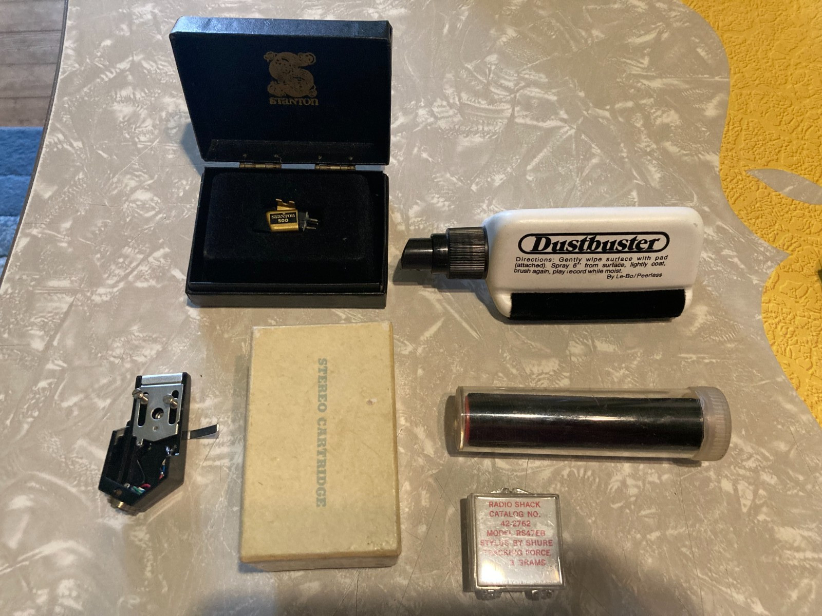 STANTON 500 Phono Cartridge w/ EXTRA Cartridge Parts Radio Shack Dual Etc..
